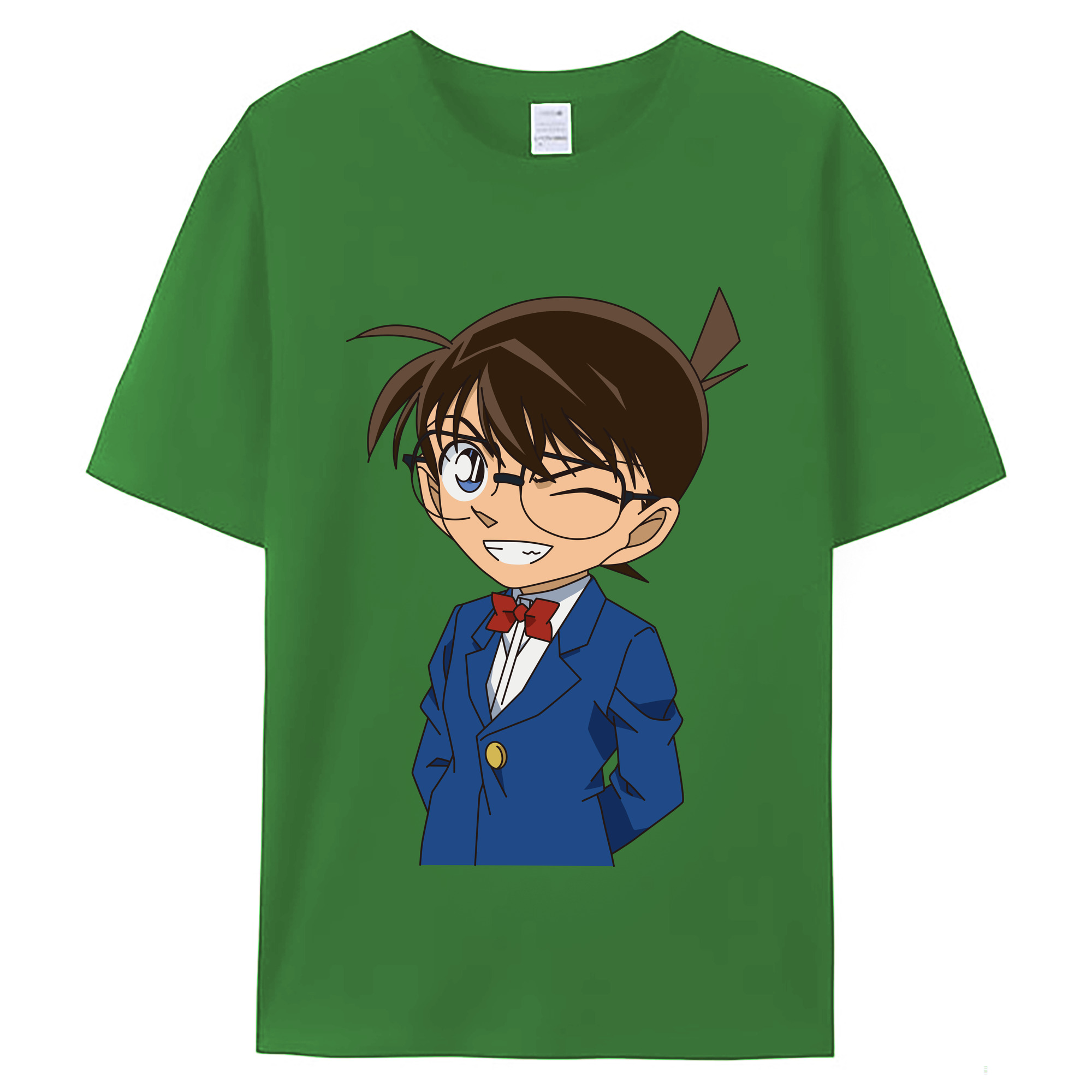 （画像用） 名探偵コナン 江戸川 コナン Detective Conan Conan Edogawa レディースカジュアルプリントTシャツ（綿100％）